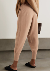 Stella McCartney Net Sustain Cashmere And Wool-blend Track Pants