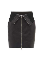 Stella Mccartney - Faux-leather Mini Skirt - Womens - Black