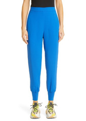Stella McCartney Julia Stretch Cady Joggers in 4011 Bright Blue at Nordstrom