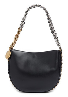 Stella McCartney Medium Frayme Faux Leather Shoulder Bag in Black at Nordstrom