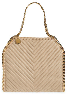 Stella McCartney Small Falabella Shaggy Deer Faux Leather Tote in 9300 Butter Cream at Nordstrom