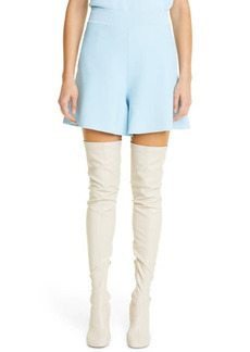 Stella McCartney Strong Silhouette Knit Shorts in 4210 Light Blue at Nordstrom