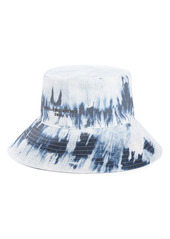Stella McCartney Tie Dye Cotton Bucket Hat in Blue/Wash Denim at Nordstrom
