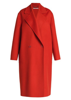 Stella McCartney Wool Double-Breasted Topper Coat