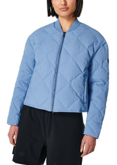 Sweaty Betty Harley Quilted Jacket in Regatta Blue at Nordstrom