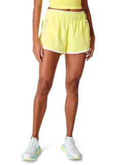 Sweaty Betty On Your Marks 4-Inch Running Shorts in Waterlily Yellow at Nordstrom