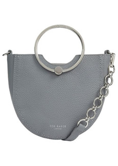 Ted Baker London Fiorel Top Handle Leather Bag in Grey at Nordstrom