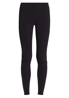 The Row Cosso Stretch Ankle-Zip Leggings
