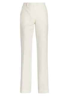 The Row Shanon Flat-Front Straight Pants