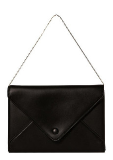 The Row Leather Envelope Bag in Black at Nordstrom