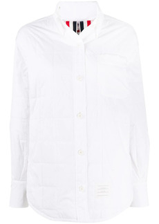 Thom Browne oversized quilted shirt jacket