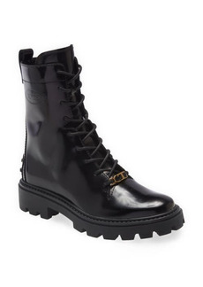 Tod's TODS Combat Boot in Black at Nordstrom