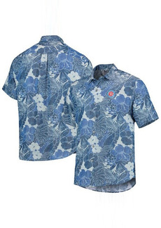 Men's Tommy Bahama Royal Chicago Cubs Coconut Point Playa Floral Button-Up Shirt at Nordstrom