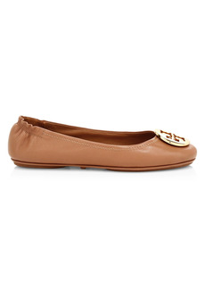 Tory Burch Minnie Leather Ballet Flats