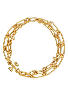 Tory Burch Roxanne Layered Chain Necklace in Rolled Brass at Nordstrom