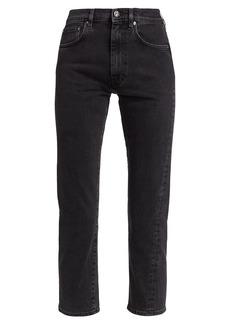 Totême Stretch Cropped Straight Fit Jeans