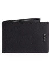 Tumi Nassau Slim Leather Wallet in Black Texture at Nordstrom