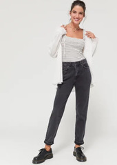 Urban Outfitters Exclusives BDG High-Waisted Mom Jean - Washed Black Denim