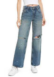 Urban Outfitters Exclusives BDG Urban Outfitters Harri Ripped Low Rise Boyfriend Jeans in Vintage Ripped at Nordstrom