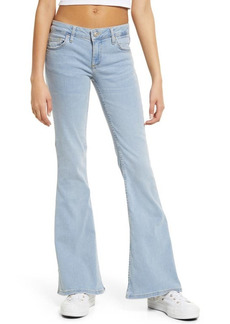 Urban Outfitters Exclusives BDG Urban Outfitters Low Rise Nonstretch Flare Leg Jeans in Bleach Tint at Nordstrom