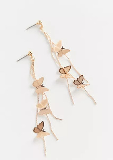 Urban Outfitters Exclusives Fly Away Butterfly Drop Earring