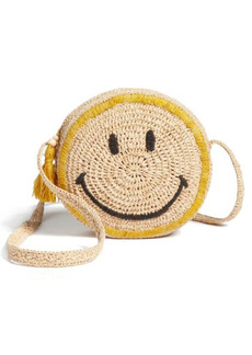 Smiley® x Vanessa Bruno Tambourin Straw Tote in Natural at Nordstrom
