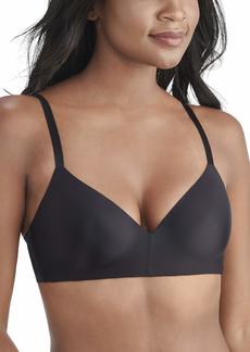 Vanity Fair Women's Nearly Invisible Full Coverage Wirefree Bra 72200 midnight black