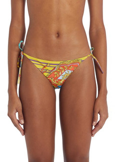 Versace First Line Versace Royal Rebellion String Bikini Bottoms in Multicolor at Nordstrom