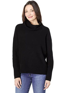 Vince 100% Cashmere Boiled Cowl Neck Pullover Sweater