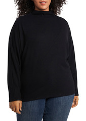 Vince Camuto Dolman Sleeve Top in Rich Black at Nordstrom