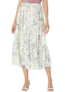 Vince Camuto Tiered Ruffle Breezy Dandelion Skirt