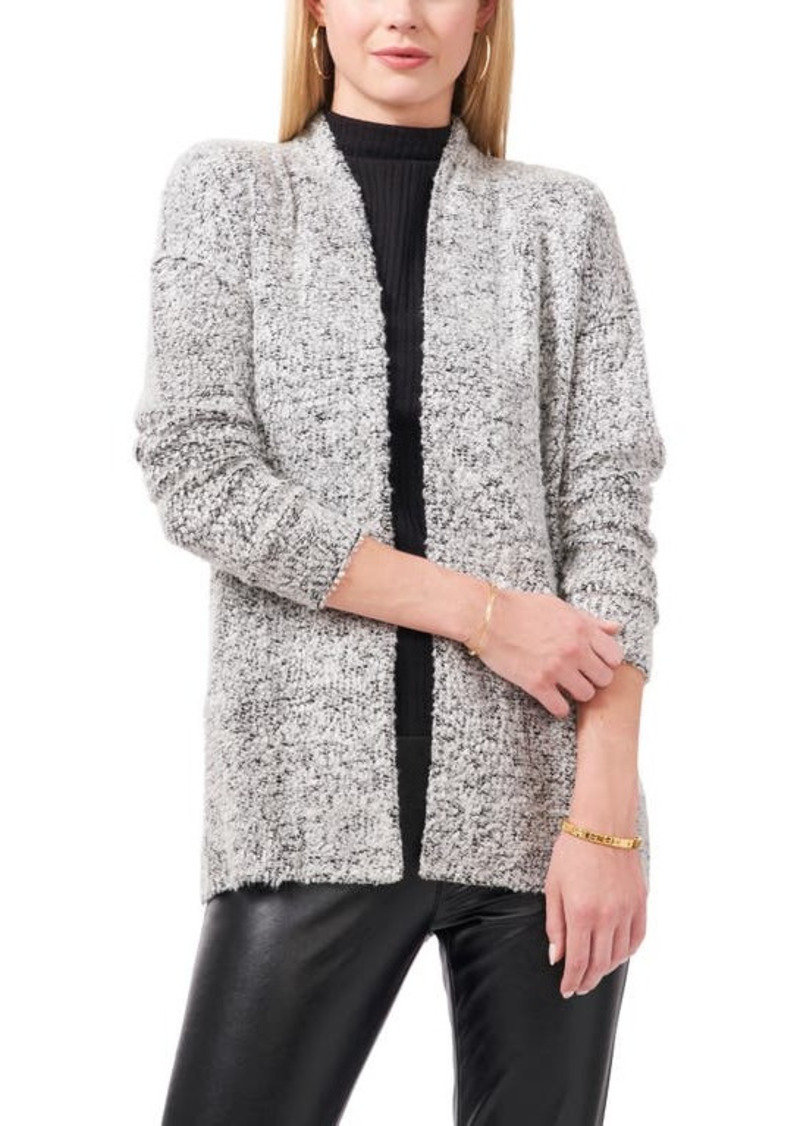 Vince Camuto Bouclé Cardigan in Silver Heather at Nordstrom