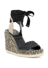 Vince Camuto Bryleigh Espadrille Wedge Sandal in Black/Multi at Nordstrom