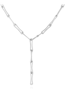 Vince Camuto Concave Link Y-Necklace in Silver at Nordstrom