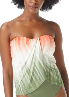 Vince Camuto Dip-Dyed Draped Bandini Top Women's Swimsuit