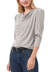 Vince Camuto Draped-Neck Top