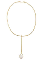 Vince Camuto Drop Necklace in Gold Tone/Red at Nordstrom