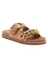 Vince Camuto Kennedys Leather Sandal in White Swan Cow Paradise at Nordstrom