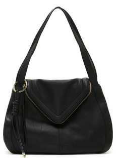 Vince Camuto Lenka Leather Tote in Black at Nordstrom