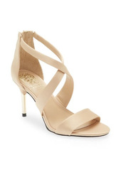 Vince Camuto Pascallia Strappy Sandal in Natural Satin at Nordstrom