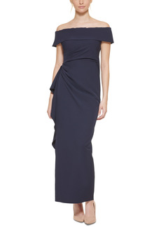 Vince Camuto Petite Off-The-Shoulder Gown