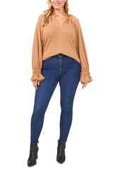 Vince Camuto Plus Size Balloon-Sleeve Top