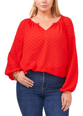 Vince Camuto Plus Size Textured Top