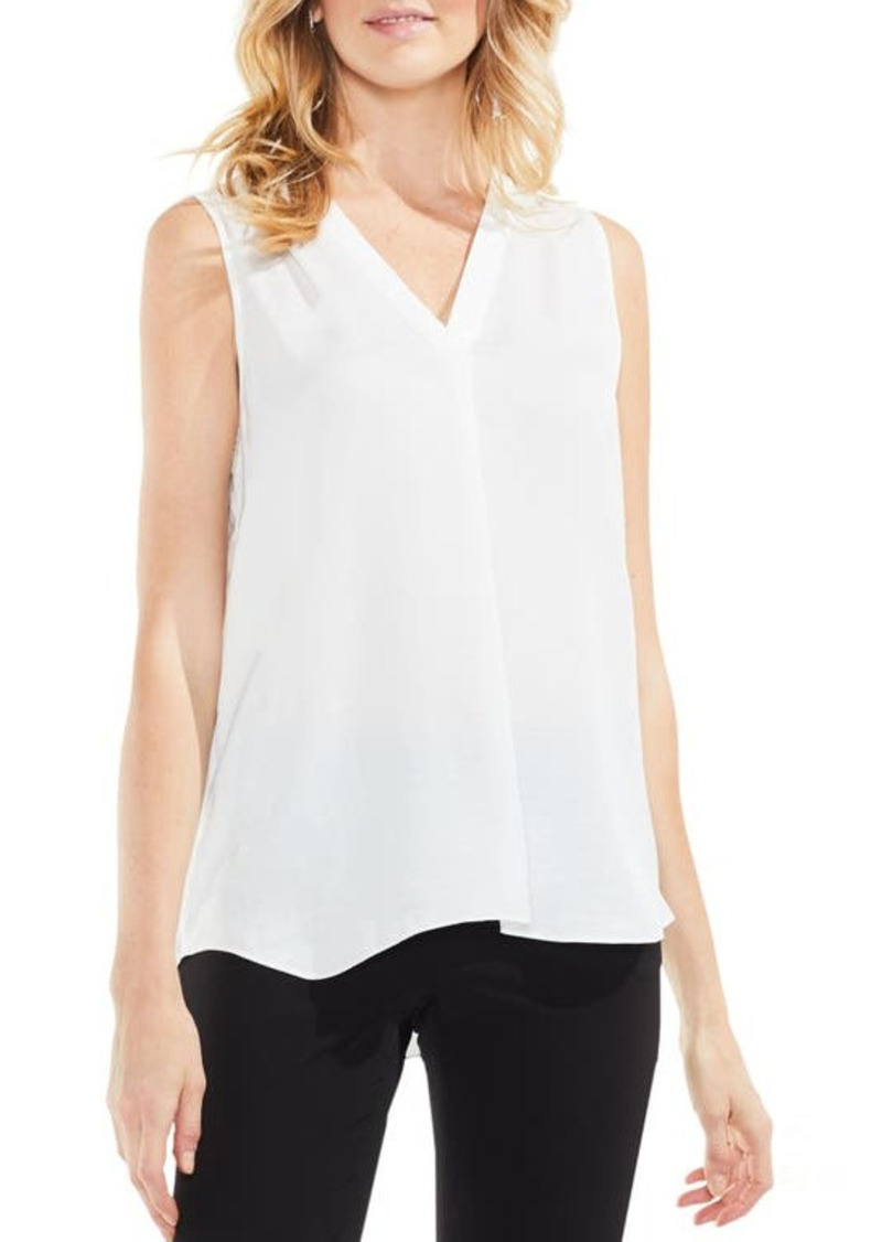 Vince Camuto Rumpled Satin Blouse in New Ivory at Nordstrom