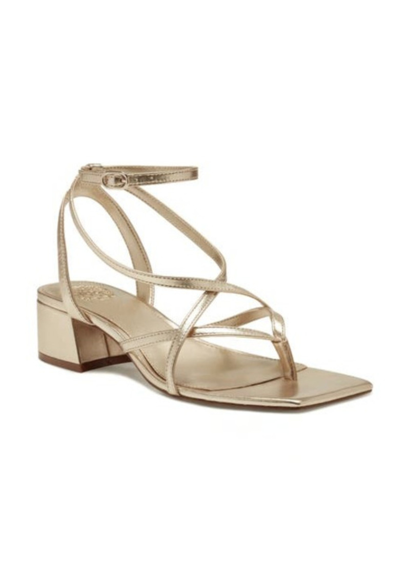 Vince Camuto Shawtry Ankle Strap Sandal in Egyptian Gold at Nordstrom