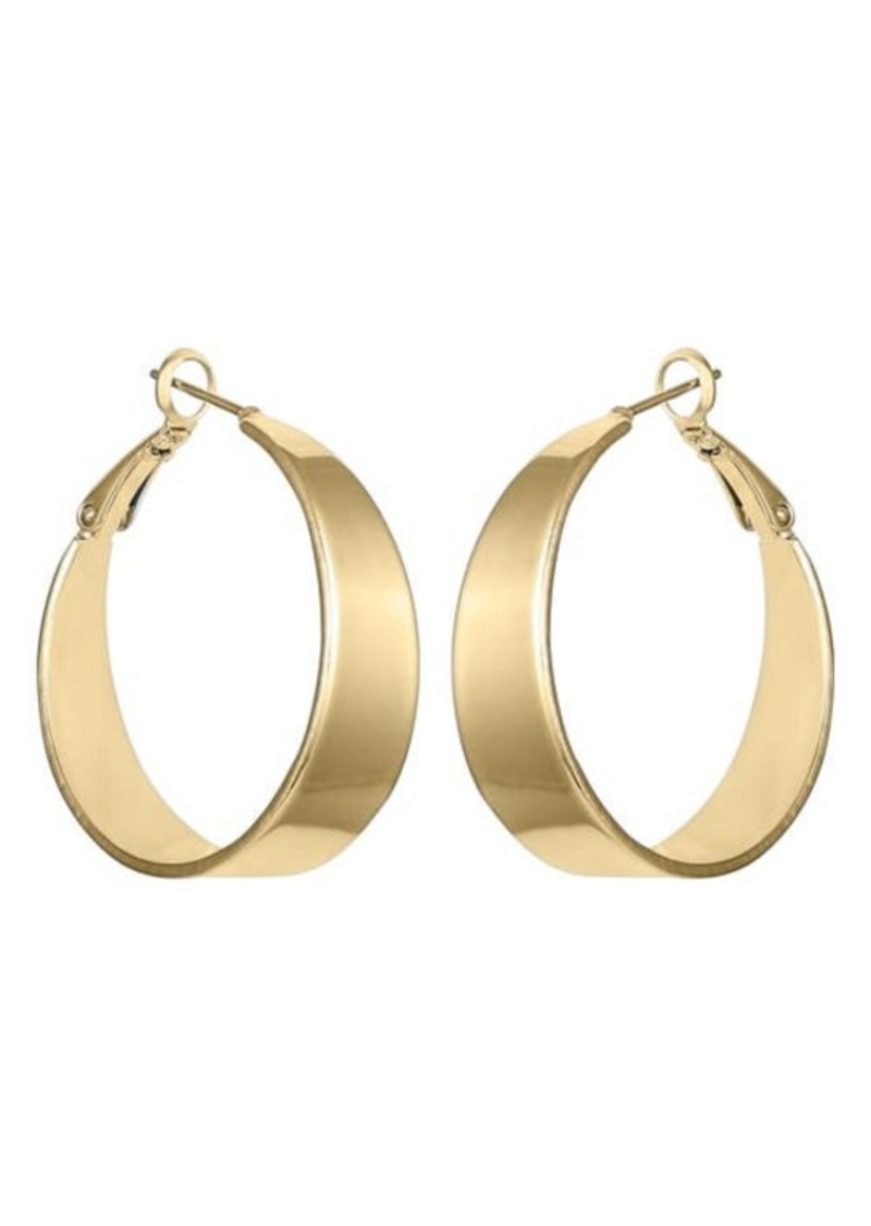Vince Camuto Tapered Hoop Earrings in Gold at Nordstrom