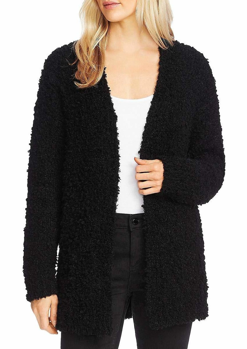 Vince Camuto Women's Poodle Yarn Open Front Cardigan