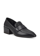 Vince Camuto Adealia Loafer Pump in Black Leather at Nordstrom