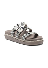 Vince Camuto Ciandra Slide Sandal in Taupe/Crepe at Nordstrom