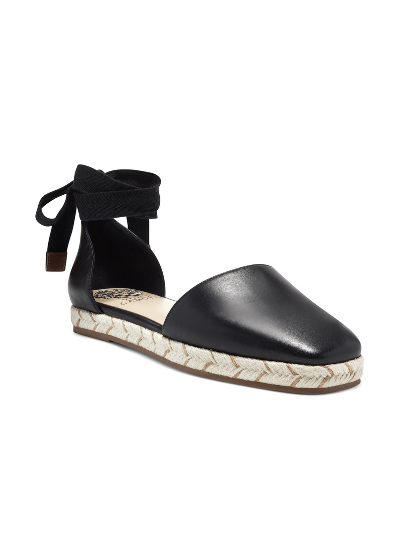 Vince Camuto Jeliany Espadrille Flat in Black at Nordstrom